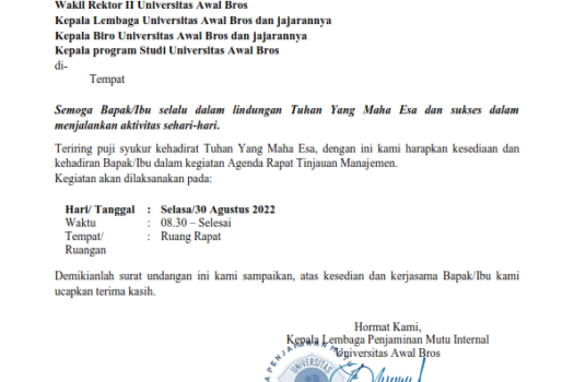 Rapat Tinjauan Manajemen 2022