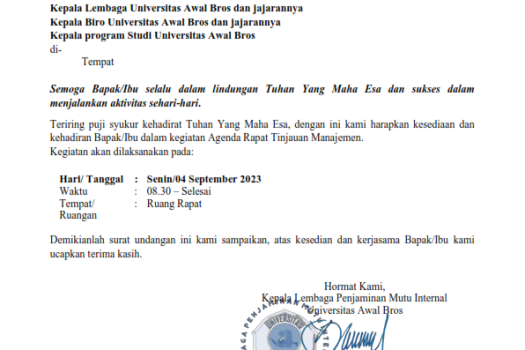 Rapat Tinjauan Manajemen 2023