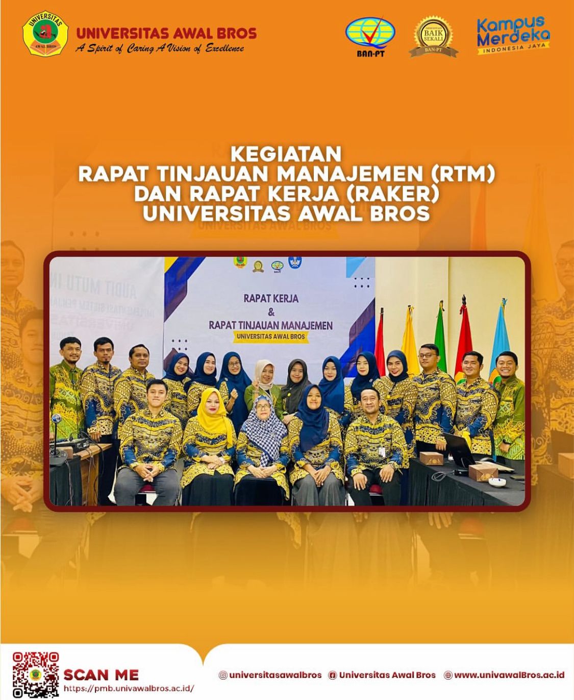 Rapat Tinjauan Manajemen Universitas Awal Bros 2024