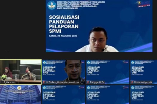 Kegiatan Sosialisasi Panduan pelaporan SPMI